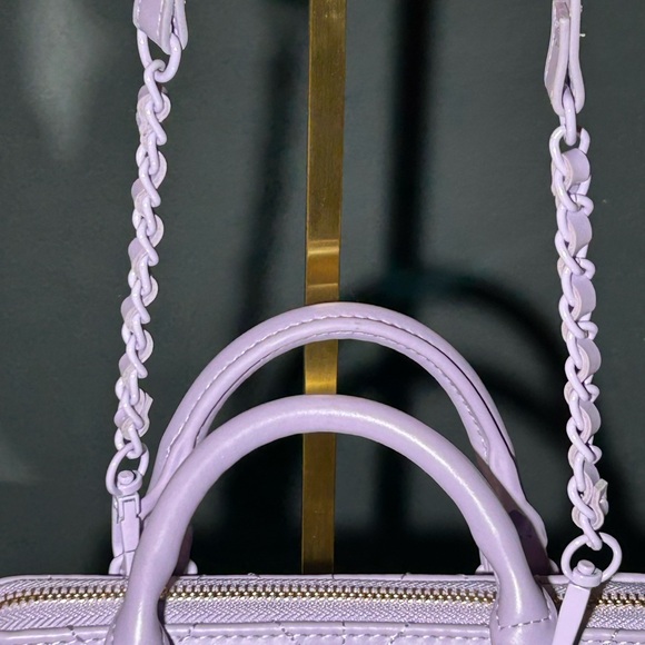 Betsey Johnson Purple XOLAYLA Clutch Crossbody 8.5” x 5” Quilted Bag NWT - Picture 16 of 16